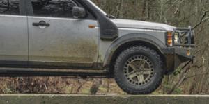Land Rover Defender with Black Rhino Alston